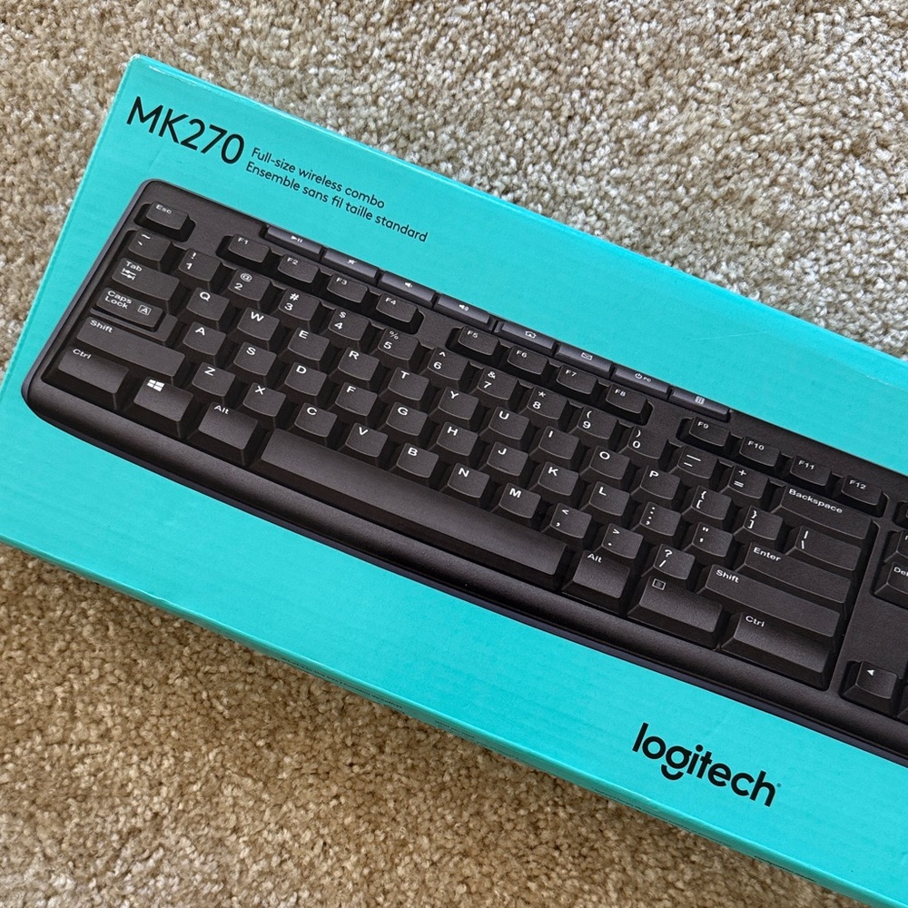 MK270 Wireless Keyboard and Mouse Combo